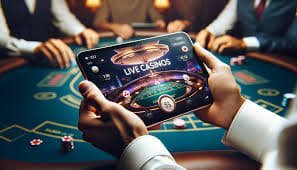 Interface permainan live dealer baccarat dengan dealer profesional